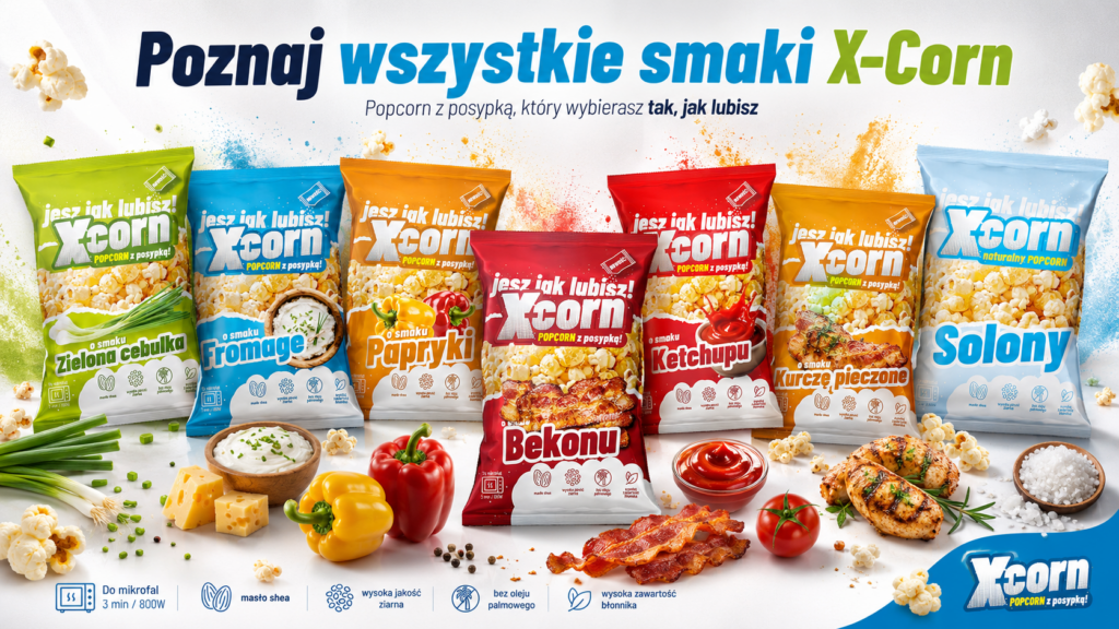 Jaki smak popcornu wybrać? Sprawdź 7 smaków X-corn